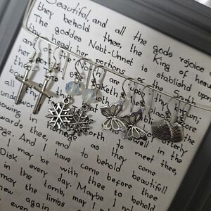 Silver and Blue Women's Earrings Set